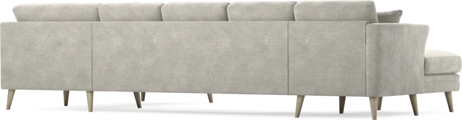 Eden - 3-sits soffa med schäslong vänster och divan höger - Grå