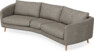 Madison - 3-sits soffa svängd, 90 cm - Grå