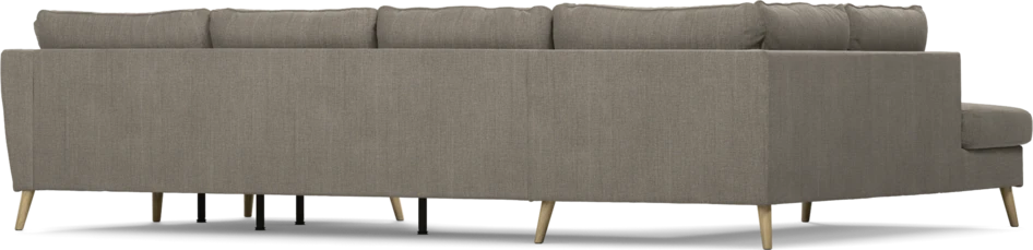 County - 3-sits soffa med divan vänster och schäslong höger - Brun