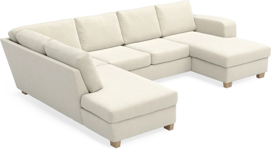 Friday - 3-sits soffa med divan vänster och schäslong höger - Beige