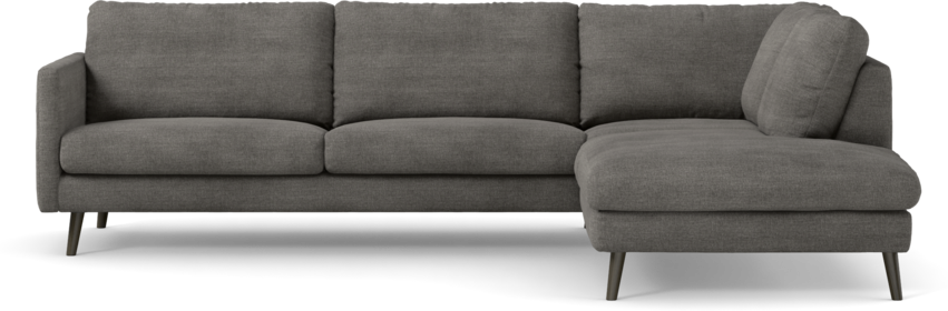 Madison Lux - 3-sits soffa med divan höger - Grå