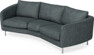 Madison - 3-sits soffa svängd, 70 cm - Grå