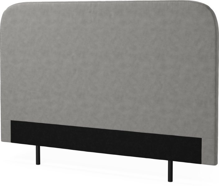 New York slät - Sänggavel, 90-210 cm - Grå