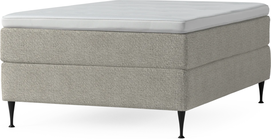 Delux Exclusive - Kontinentalsäng, enkelsäng 140 cm med bäddmadrass och sängben