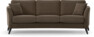 Eden - 3-sits soffa svängd - Brun