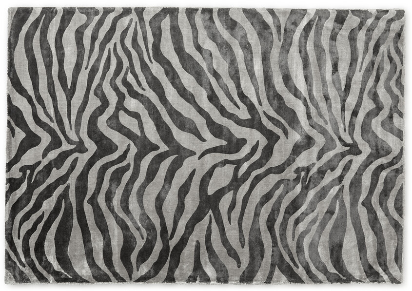 Zebra - Viskosmatta - Grå