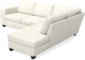 Friday - 2,5-sits soffa med divan höger - Vit