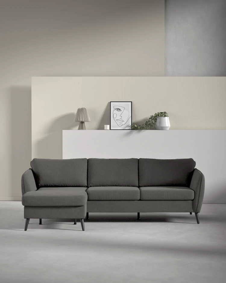 County - 3-sits soffa med flyttbar schäslong - inspiration