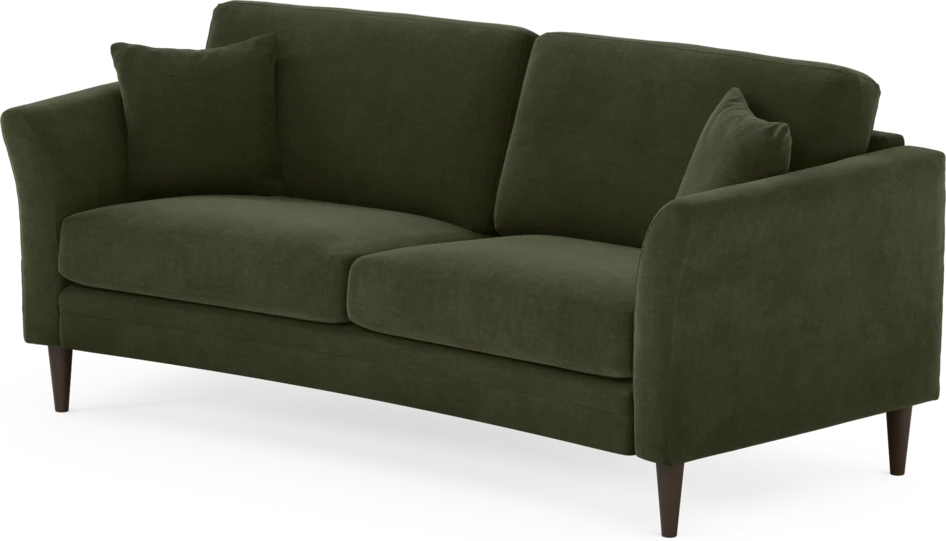 Eden - 2,5-sits soffa svängd - Grön