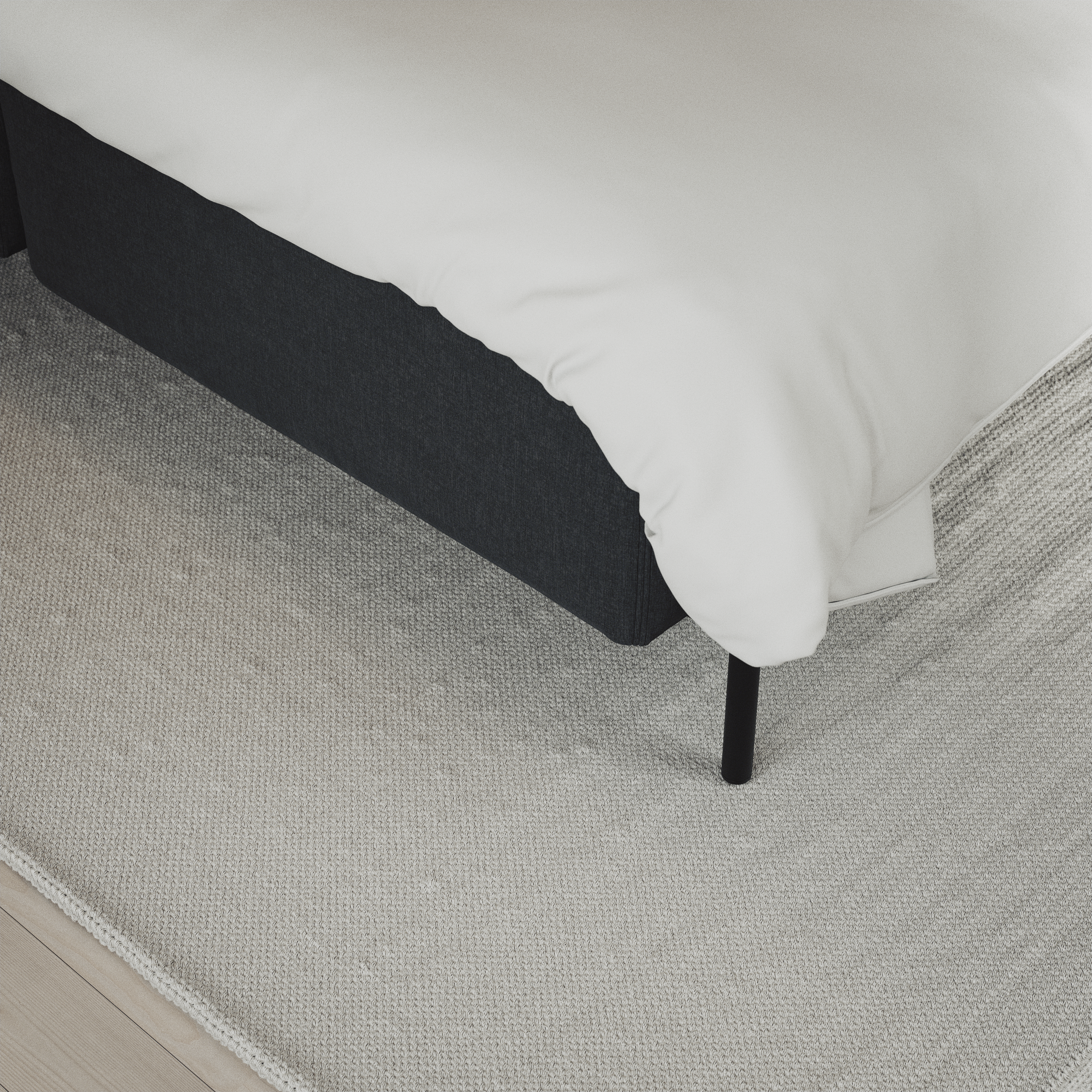 Delux Exclusive - Kontinentalsäng, enkelsäng 120 cm med bäddmadrass och sängben - inspiration