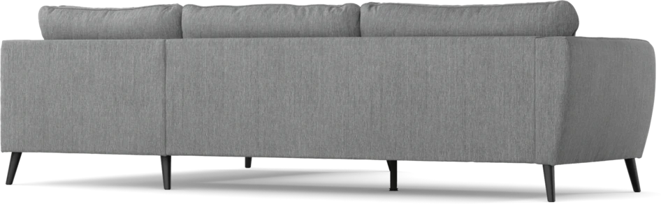 County - 2,5-sits soffa med divan höger - Grå