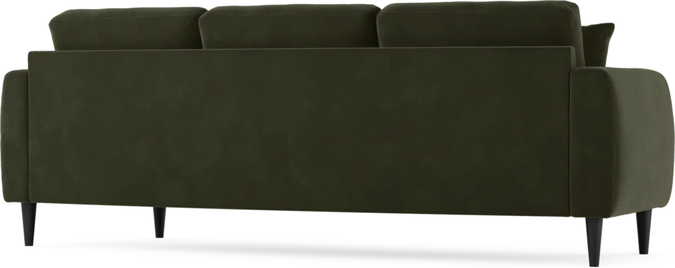 Eden - 3-sits soffa svängd - Grön