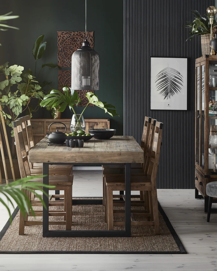 Woodenforge - Matgrupp med 4 stolar Dora - inspiration