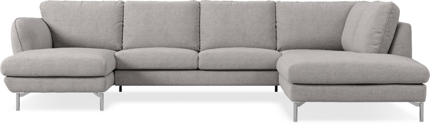 Madison Lux - 2-sits soffa med schäslong vänster och divan höger - Beige
