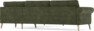 Bridge - Hörnsoffa, 3+3-sits - Grön