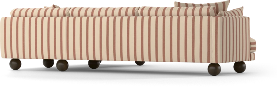 Harper - 3-sits soffa med divan höger - Flerfärgad