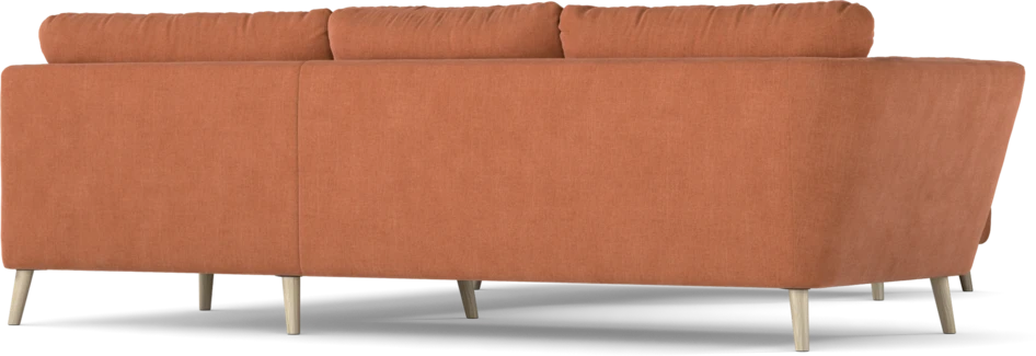 Madison Lux - Hörnsoffa med schäslong höger - Orange