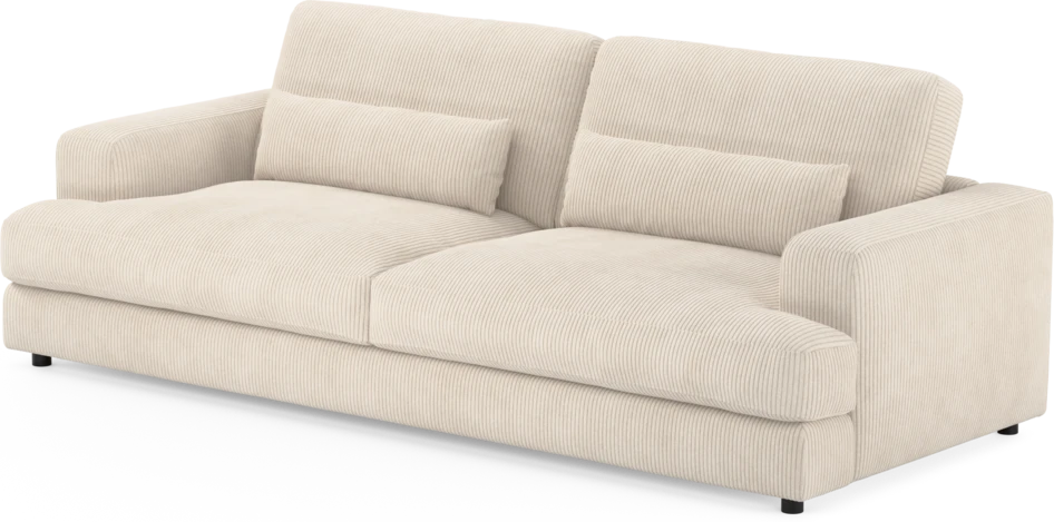 Noma - 4-sits soffa - Vit