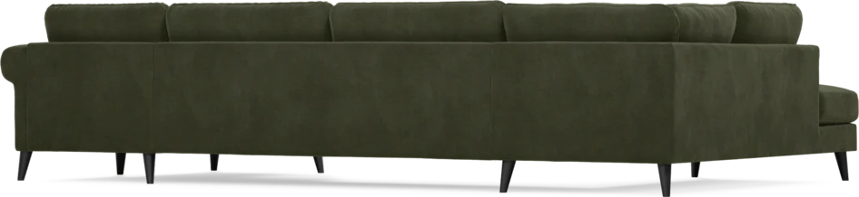 Bridge - 3-sits soffa med divan vänster och schäslong höger - Grön