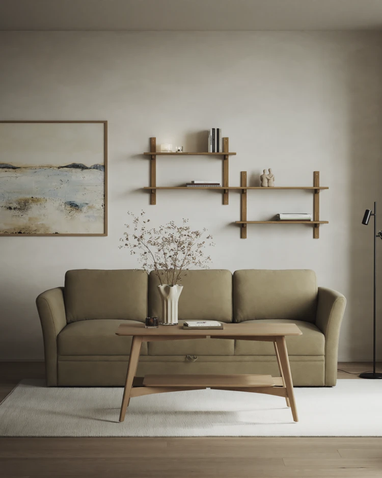 Öland - Bäddsoffa 3-sits, längsbäddad - inspiration