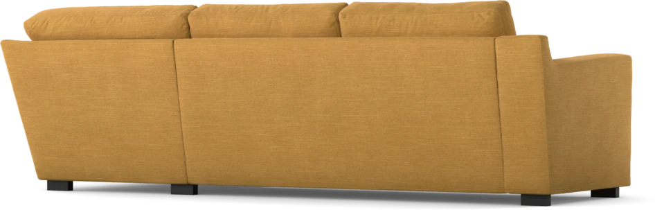 Friday - 2,5-sits soffa med divan höger - Gul