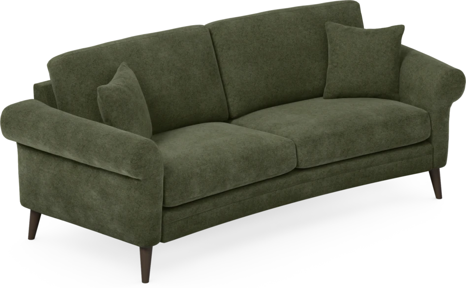 Eden - 2,5-sits soffa svängd - Grön