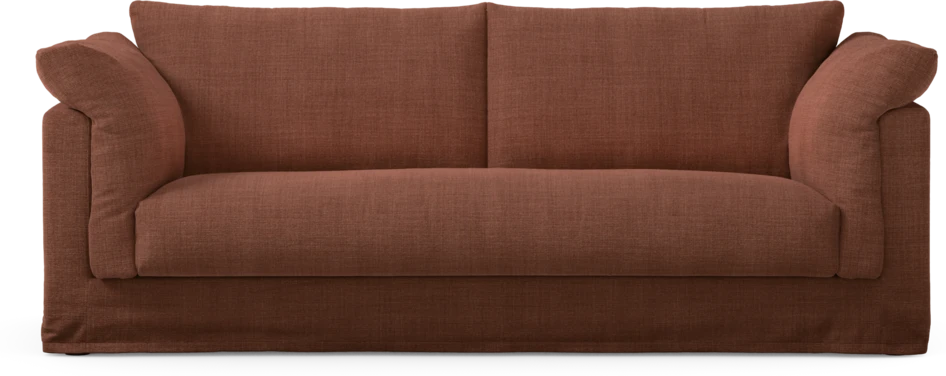 Cherrie Klädsel - Klädsel till 2,5-sits soffa, hel dyna - Orange