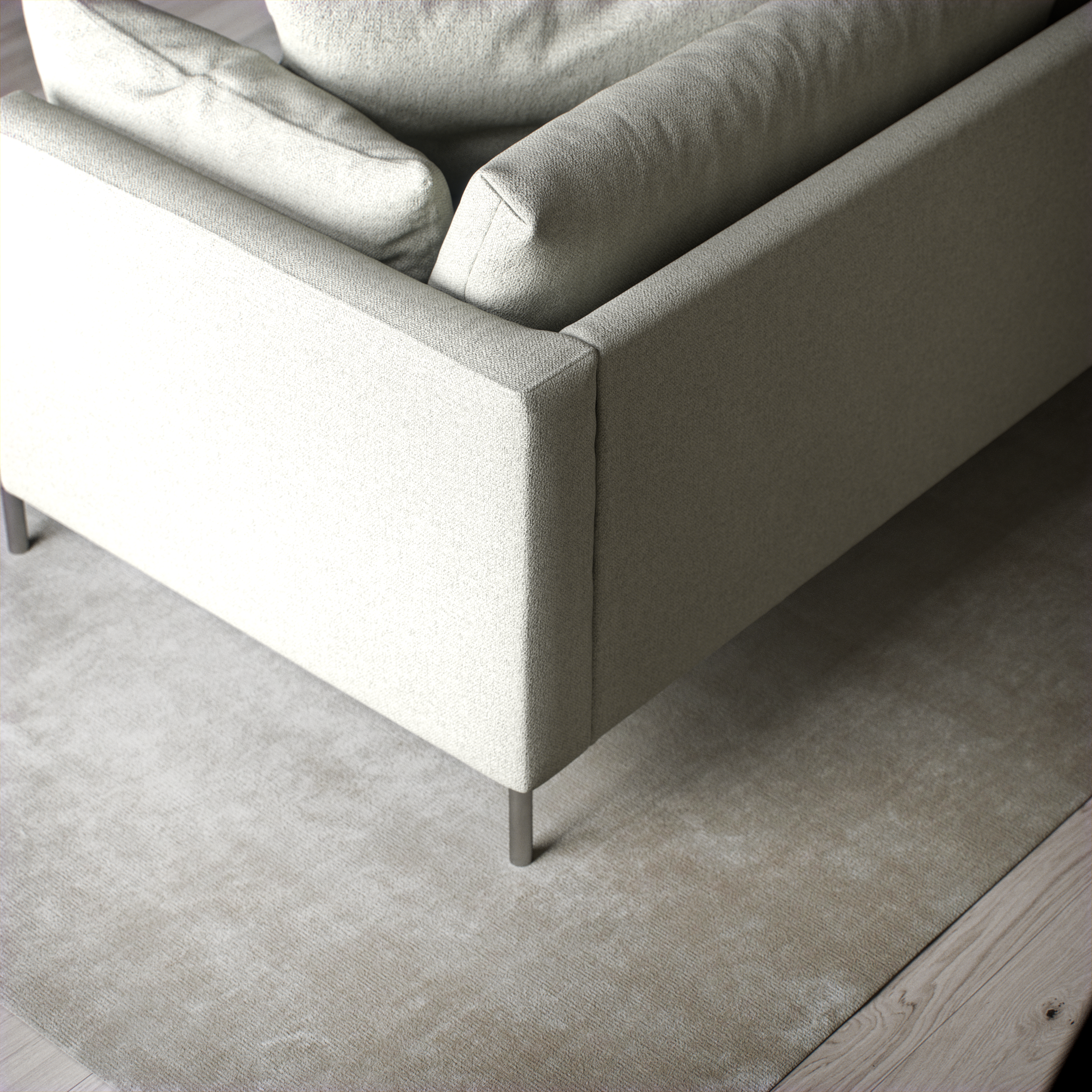 Harper - 3-sits soffa, hel dyna - inspiration