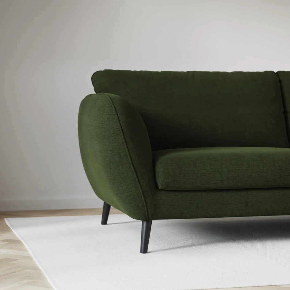 Madison Lux - Hörnsoffa 2+3-sits, hörn 1 - Grön