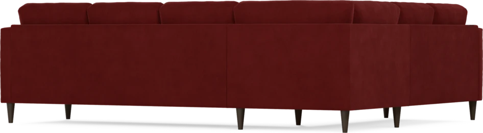 Eden - Hörnsoffa, 2+3-sits - Röd