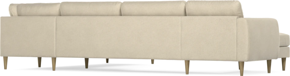 Bridge - Hörnsoffa, 3+2-sits med schäslong vänster - Beige