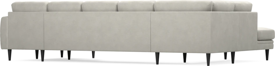 Eden - 3-sits soffa med divan vänster och schäslong höger - Grå