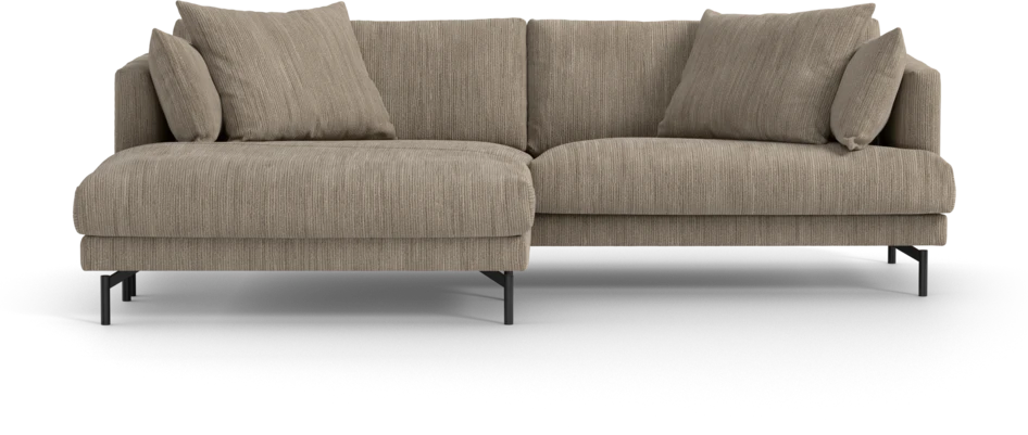 Harper - 4-sits med schäslong XL vänster - Beige