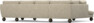 Madison Lux - 2-sits soffa med divan vänster och schäslong höger - Beige