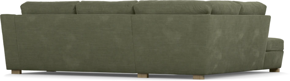 Friday - 2,5-sits soffa med divan vänster - Grön