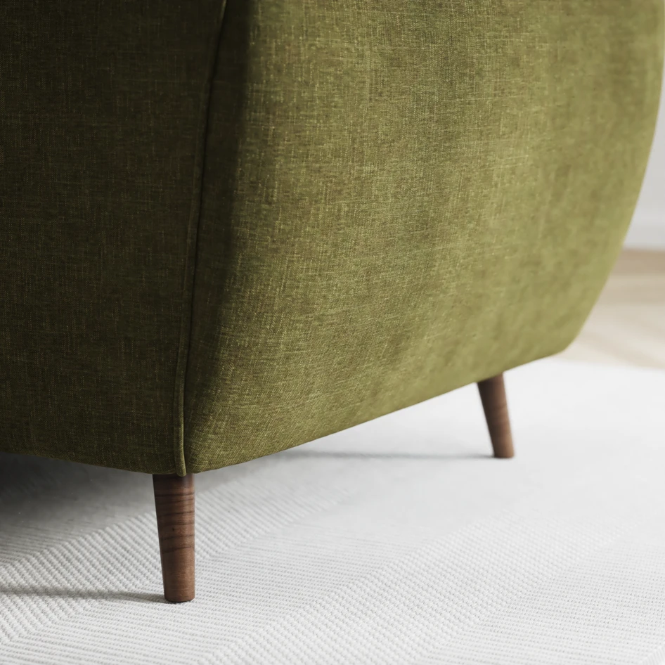 Madison - 2-sits soffa med divan vänster och schäslong höger - Grön