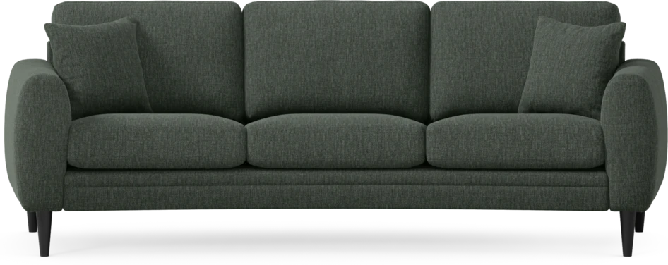 Eden - 3-sits soffa svängd - Grön