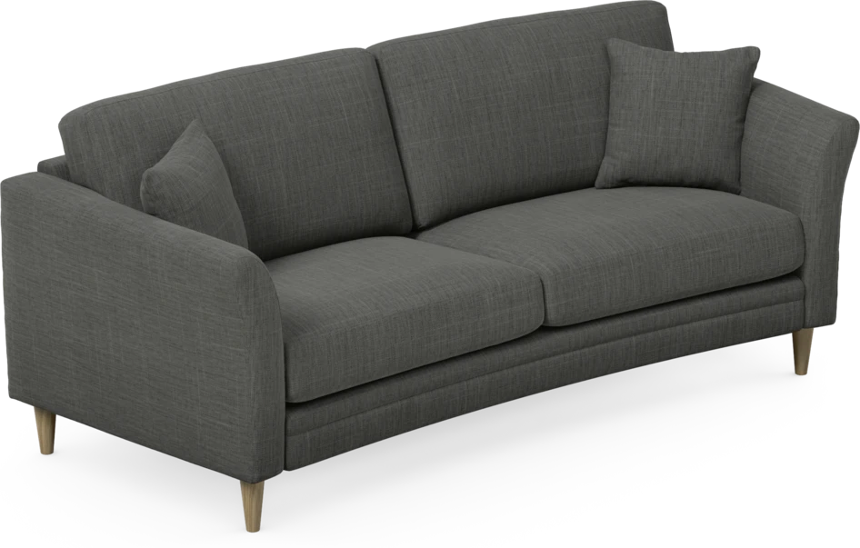 Eden - 2,5-sits soffa svängd - Grå