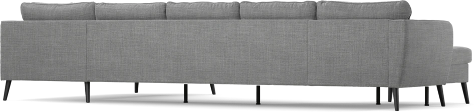 County - 4-sits soffa med schäslong vänster och divan höger - Grå