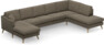 Eden - 3-sits soffa med schäslong vänster och divan höger - Beige