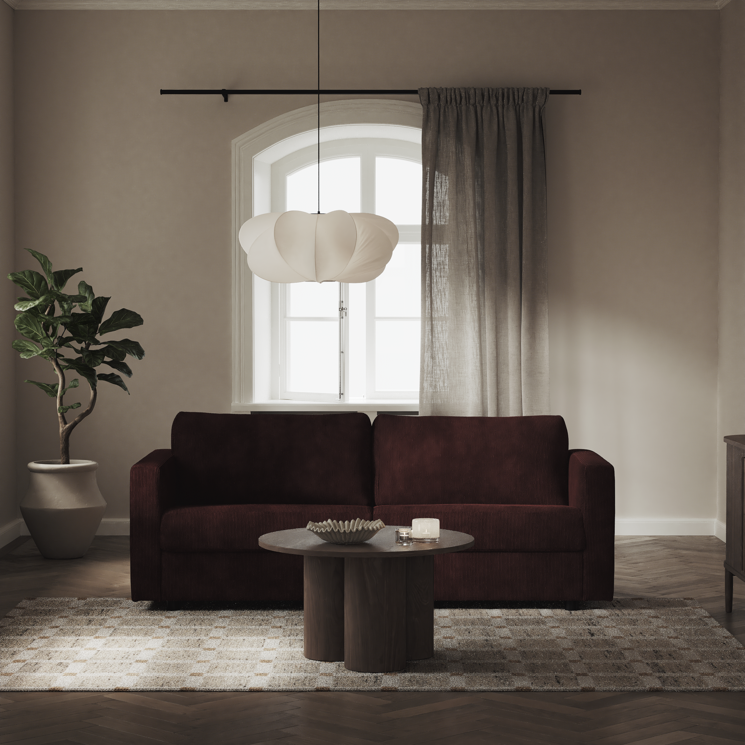 Lindö - Bäddsoffa 3-sits  - inspiration
