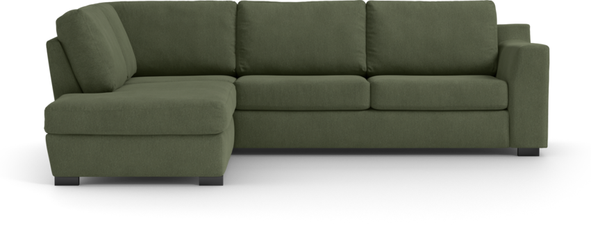 Friday - 2,5-sits soffa med divan vänster - Grön