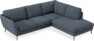 Madison - 2-sits soffa med divan höger - Vit