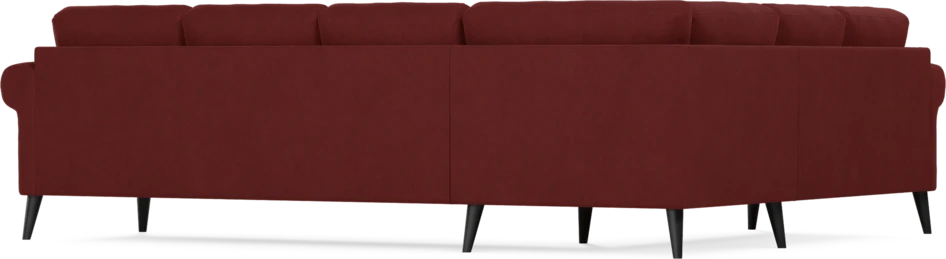Eden - Hörnsoffa, 2+3-sits - Röd