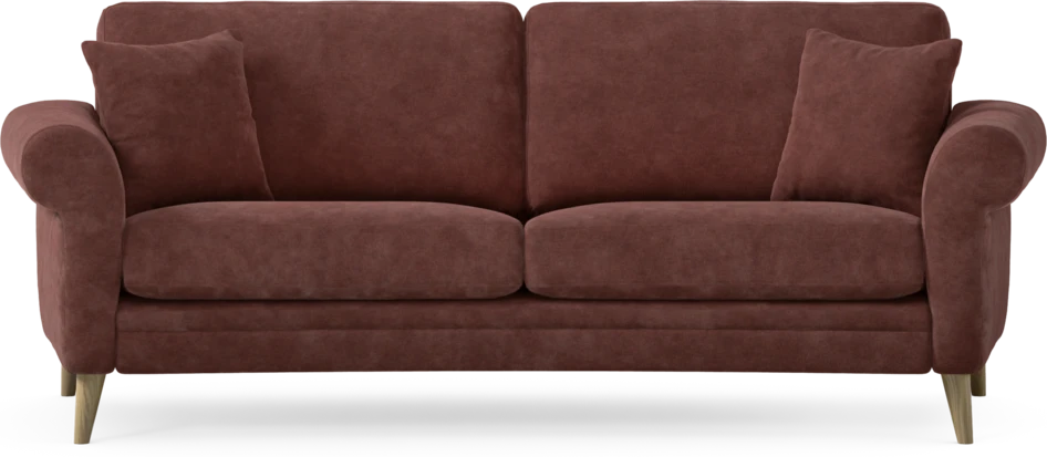Eden - 2,5-sits soffa svängd - Röd