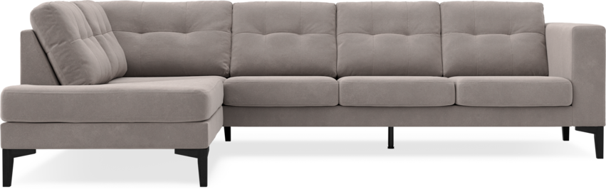Rio - 3-sits soffa med divan vänster - Grå