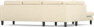 Eden - 2,5-sits soffa med divan - Beige