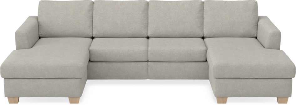 Friday - 2-sits soffa med två schäslonger - Beige