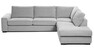 Sit Down - 3-sits soffa med divan höger, C1-komfort - Grå