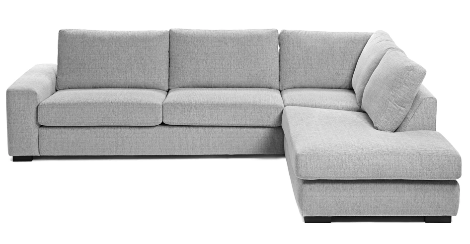 Sit Down - 3-sits soffa med divan höger, C1-komfort - Grå